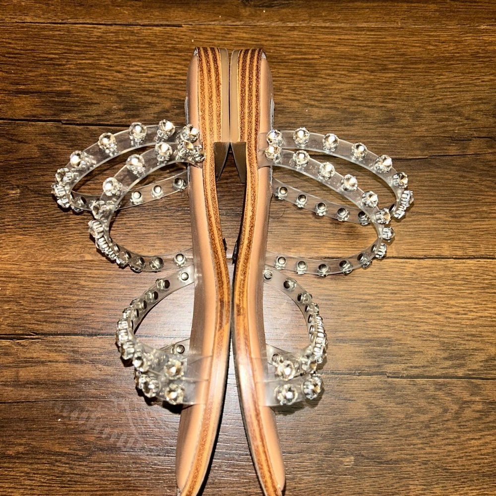 Steve Madden Rhinestone Sandals - Picture 3 of 10